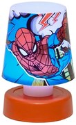 LED dziecięca lampka nocna SPIDERMAN 11 cm czerwona