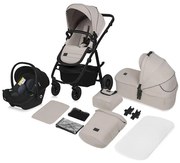 Lionelo - Wózek 3w1 AMBER PLUS Beige Sand