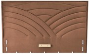 Beżowy tapicerowany zagłówek do łóżka H5-G32