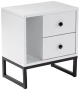 Stolik nocny Glimmer White
