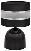 Lampa stołowa HELEN 1xE27/15W/230V czarny/srebrny