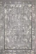 Dywan vintage Beyond Ramka szary 80 cm x 150 cm