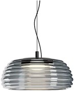 Redo 01-4543 - LED ściemnialny żyrandol na przewodzie ONDULA LED/16W/230V czarny/przydymiony