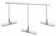 Lampa sufitowa, potrójna, biała CASTRO WHITE / CHROME 3xG9