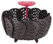 Tefal - Koszyk do gotowania na parze INGENIO czarny/czerwony