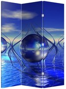 Parawan - Abstrakcja - woda (126x170 cm)