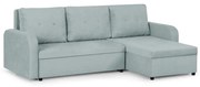 Narożnik kanapa z funkcją spania BERLIN Miętowy