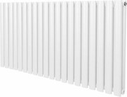 Grzejnik kolumnowy owalny – 600 mm x 1200 mm – biały