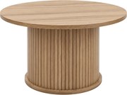 Stolik kawowy ryflowany SCAVA, Ø 70 x 40 cm
