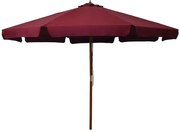Burgundowy parasol ogrodowy M4-S59