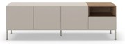 Kremowa szafka pod TV 180x55 cm Cailin – Marckeric