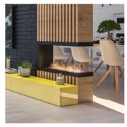 InFire - Kominek narożny BIO 100x50 cm 3kW dwustronny