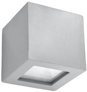 Szary kwadratowy kinkiet kostka - EX713 E3-L13