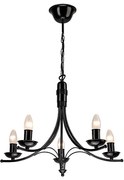 Żyrandol na łańcuchu LUCA 5xE14/40W/230V