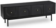 Czarna stylowa szafka RTV T7-Z65