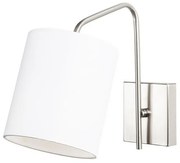 Kinkiet lampa ścienna Ve - 6002, chrom/biały