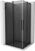 Mexen Velar L Duo kabina prysznicowa rozsuwana 90 x 80 cm, grafit, gun gray szczotkowany - 871-090-080-02-43-66