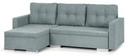 Narożnik kanapa z funkcją spania FOLLER Miętowy