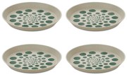 Zestaw talerzy, MONSTERA, ø20,5 cm, 4 sztuki, nature desert, KOZIOL