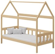 Łóżko domek do pokoju dziecięcego, sosna 160x80 cm A9-R24