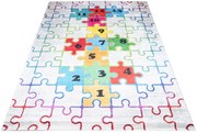 Kolorowy Dywan Dziecięcy Antypoślizgowy W Puzzle P2-G95