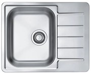 ALVEUS 1125356 - Zlewozmywak LINE 61,5x50 cm stal matowa/satyna