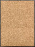 Dywanik Przecieralny Kremowy 90x120 cm Wewnętrzny/Zewnętrzny PVC Antypoślizgowy