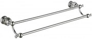 Mexen Estela podwójny wieszak na ręcznik, chrom - 7011525-00