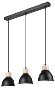 Żyrandol na lince NICO 3xE27/60W/230V czarny