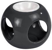 Kominek ceramiczny w formie kostki, wys. 6 cm