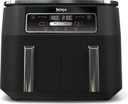 Frytkownica beztłuszczowa NINJA Foodi AF200EU podwójna misa 7,6L 2400W 4 programy gotowania czarna