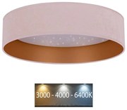 Brilagi - LED Plafon VELVET STAR LED/24W/230V śr. 40 cm  różowy/złoty