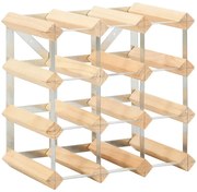 Nowoczesny sosnowy stojak na wino T7-L16