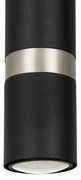 Lampa wisząca JOKER INOX 1xGU10, czarna, pojedyncza, tuba