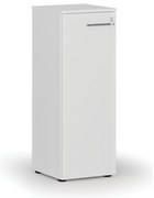 Szafa biurowa niska z drzwiami PRIMO WHITE, 400 x 420 x 1087 mm, biały