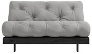 Szara rozkładana sofa 140 cm Roots Black Night – Karup Design