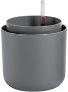 Plastia Doniczka samonawadniająca Tolita szary, śr. 16 cm, śred. 16 cm