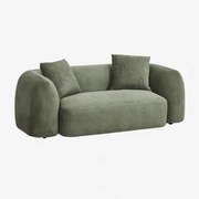 Sofa Coco 2-osobowa Z Tkaniny Szenilowej Tkaniny Szenil Salvia Zieleń - Sklum