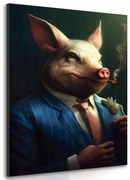 Obrazy zwierzęcy gangster prosię