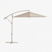 Parasol 295 Cm Z Tkaniny I Stali Salina Kremowa Tapioca - Sklum