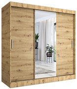 Szafa przesuwna dąb artisan 200 cm Upro