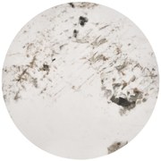 Ława Stolik kawowy VERDE Okrągły Spiek Biały marmur Biały Nowoczesny Glamour