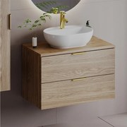 Szafka pod Umywalkę 60cm 2 Szuflady Dąb Olejowany Pile