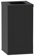 Wewnętrzny kosz do segregacji śmieci, 50 l, uchwyt na worek, czarny/czarny