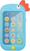 Baby Mix Telefon dla dzieci Papuga niebiesky, 8 x 14 x 2 cm