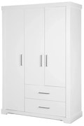 Biała szafa dziecięca 139x199 cm Maxi – Roba