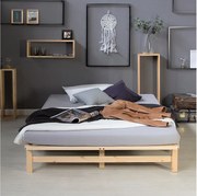 Łóżko 140x200 cm Naturalne