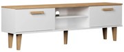 Szafka RTV DENVER 160 biała/hikora KOCOT MEBLE