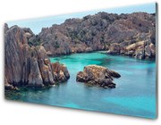 Obraz Akrylowy Zatoka Skały Morze Krajobraz