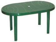 Stół ogrodowy Jantar zieleń leśna 135 x 80 cm OŁER